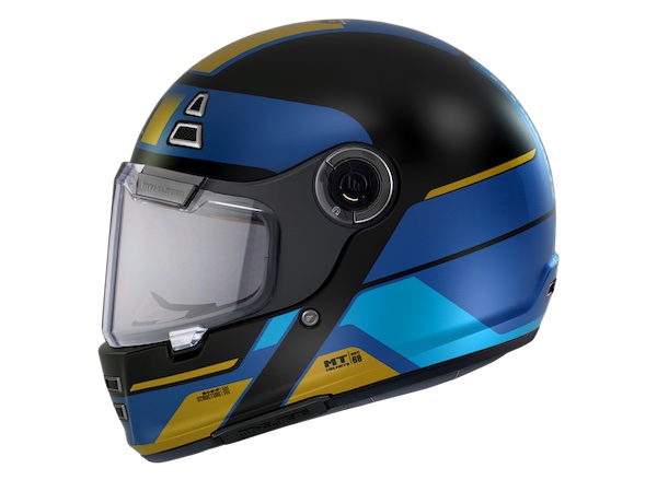 Casco MT Jarama 68th C7 azul mate