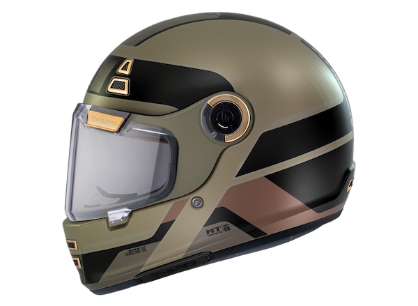 Casco MT Jarama 68TH C9 Oro Mate