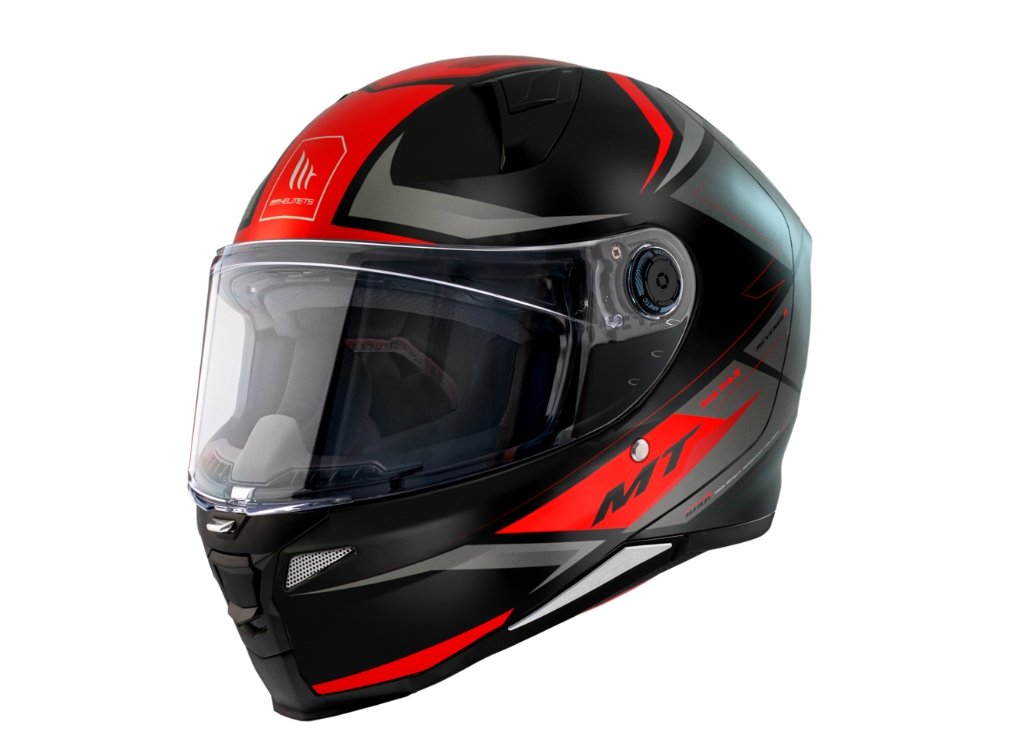 Casco MT Revenge II S Hatax B5 Rojo Mate