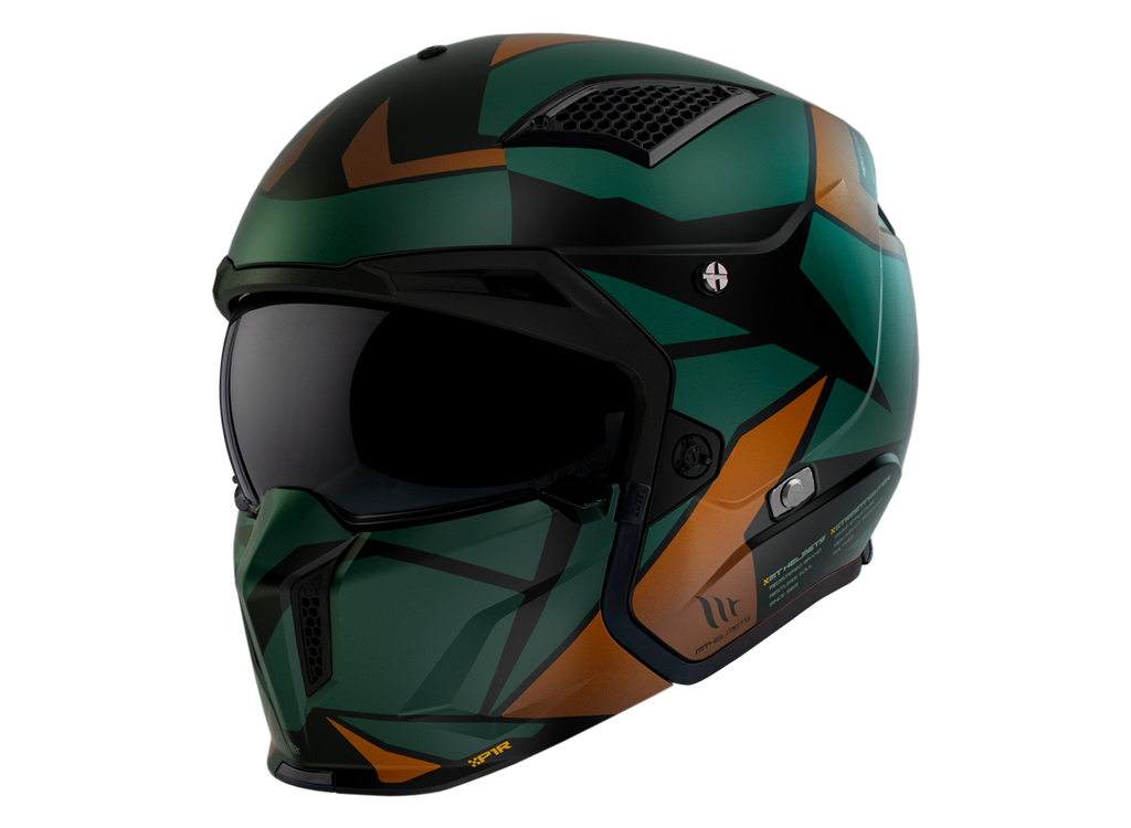 Casco MT Streetfighter  SV S P1R A9 Marrón