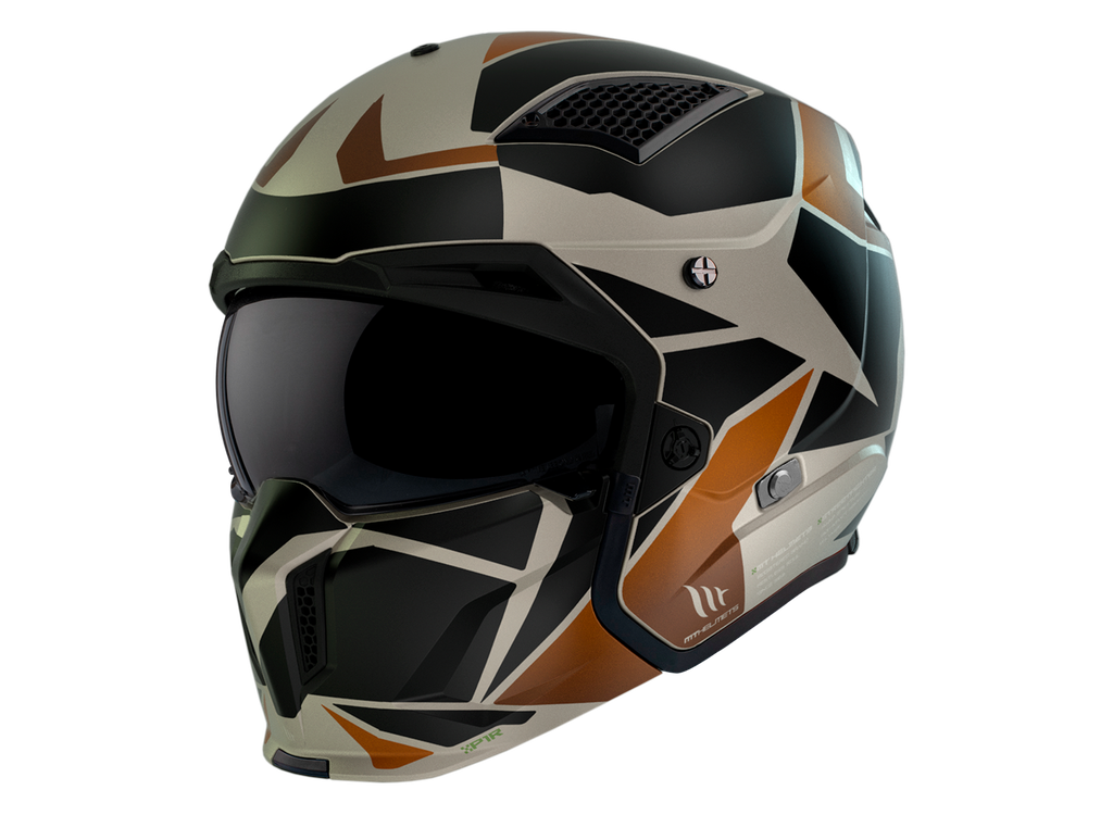 Casco MT STREETFIGHTER  SV S P1R B9 marrón mate