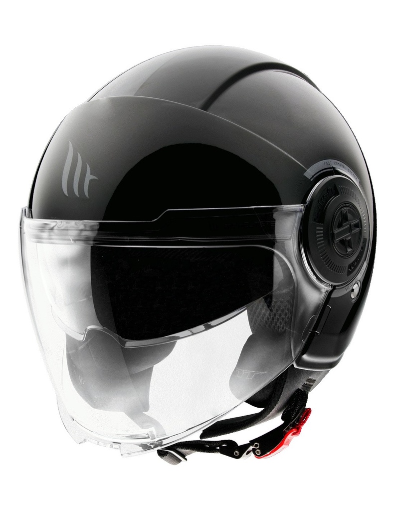 Casco MT VIALE SV S SOLID A1 BLACK