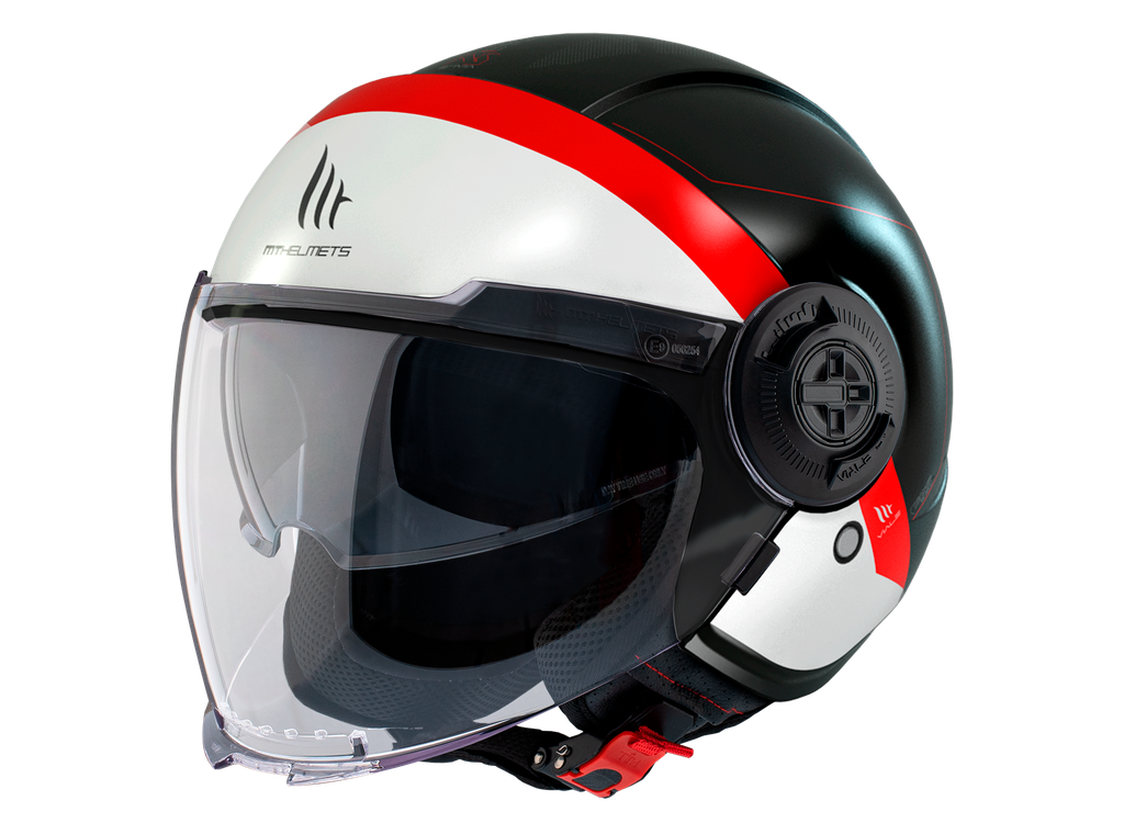 Casco MT Viale SV S 68 Unit A5 Rojo