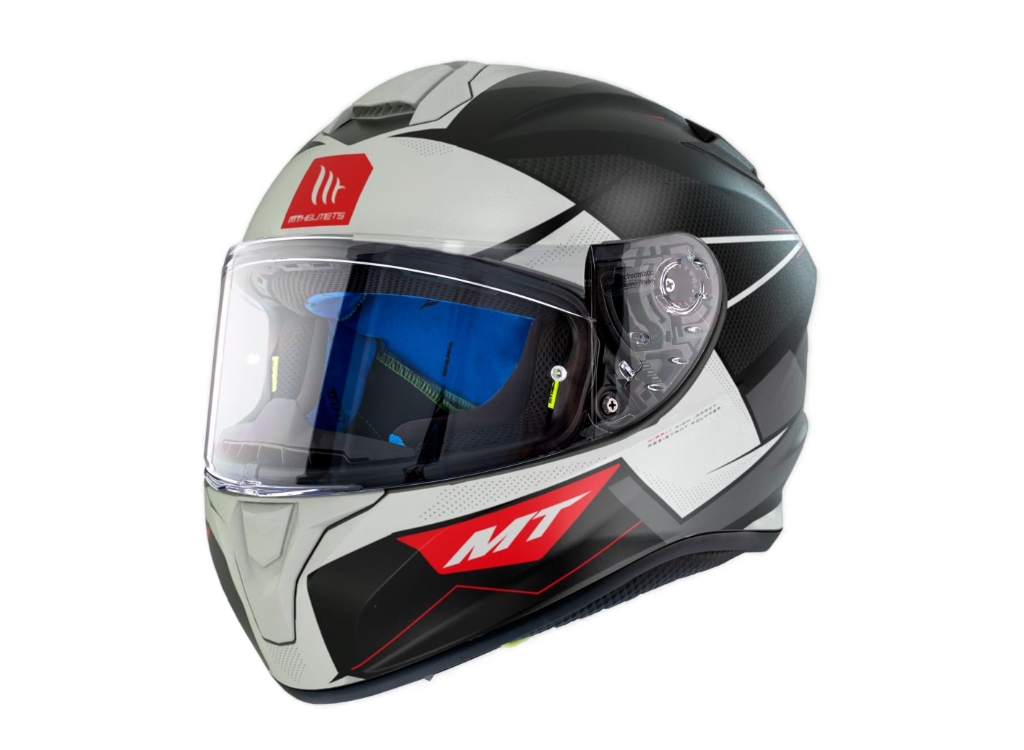 Casco MT Targo Podium B0 Blanco Mate