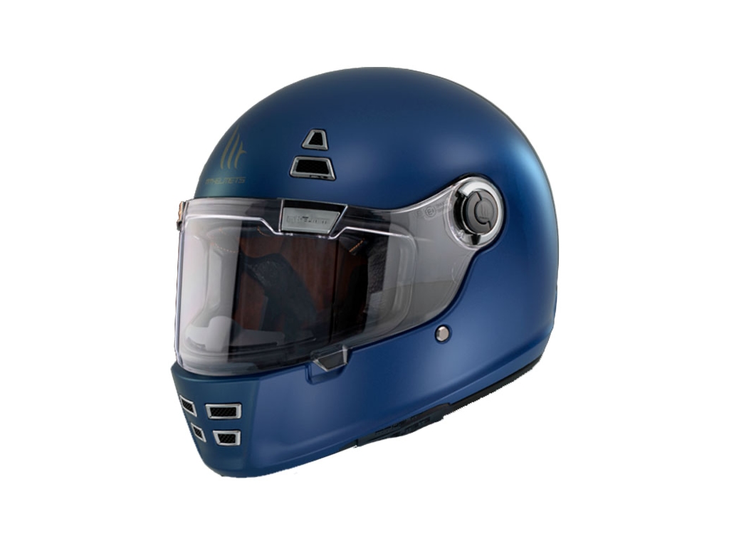 Casco MT Jarama Solid A7 azul mate