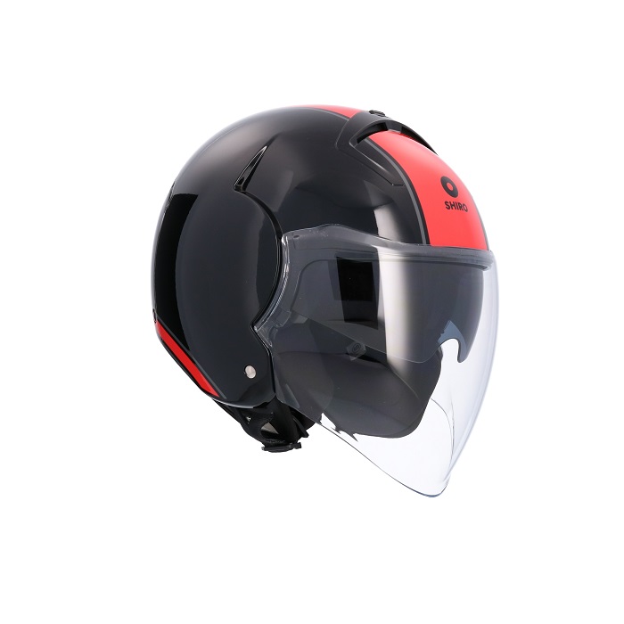 Casco Shiro Tokio Sh-64 Master Negro 