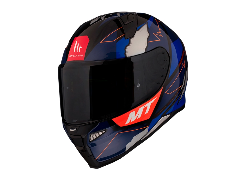 Casco MT Revenge II Garzo 2020 A7 Azul