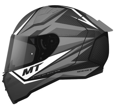 Casco MT Revenge II Kley B0 Blanco