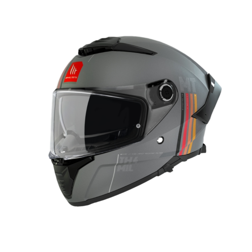 Casco MT Thunder 4 SV Mil C2 Gris Mate