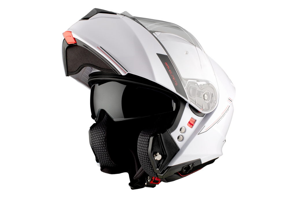 Casco MT Genesis SV Solid A0 Blanco
