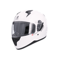 Casco Shiro Sh-667 Trueno Solid Blanco Perla