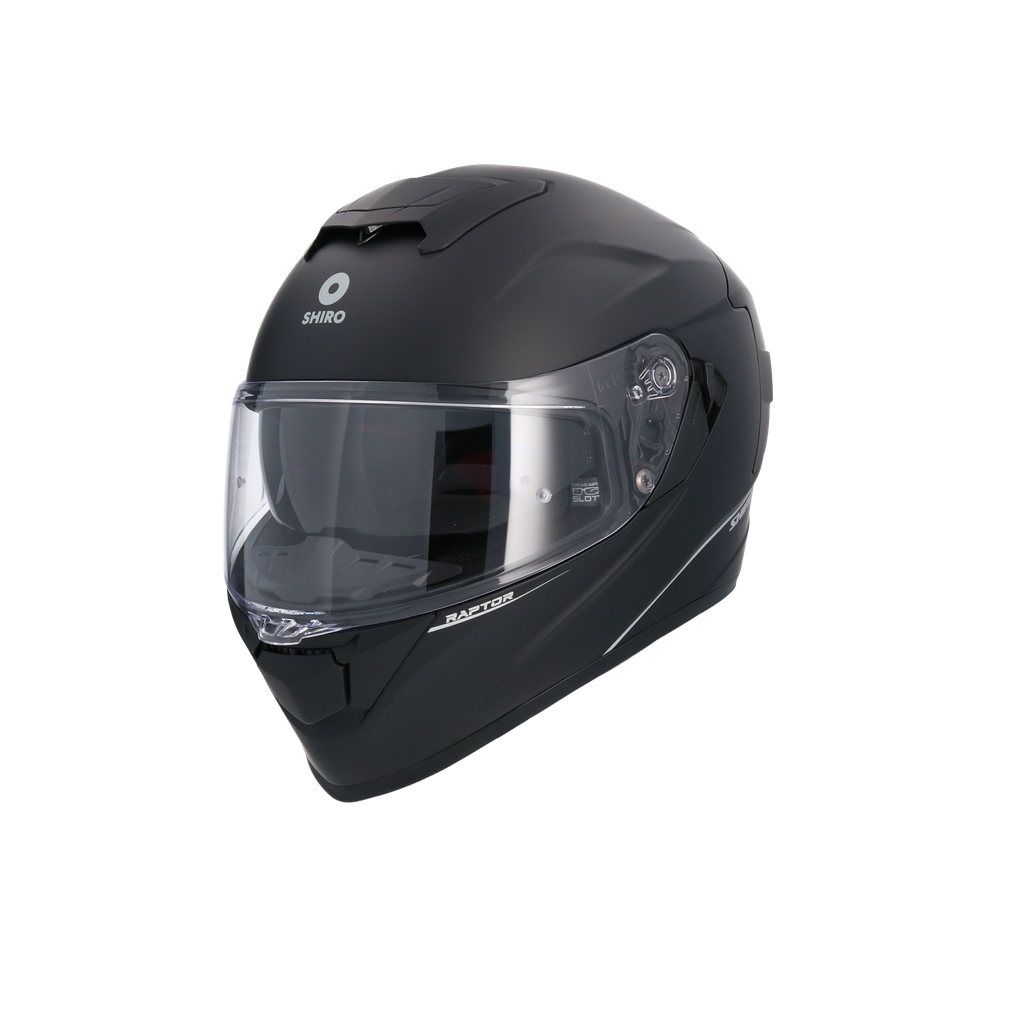 Casco Shiro Raptor Negro Mate