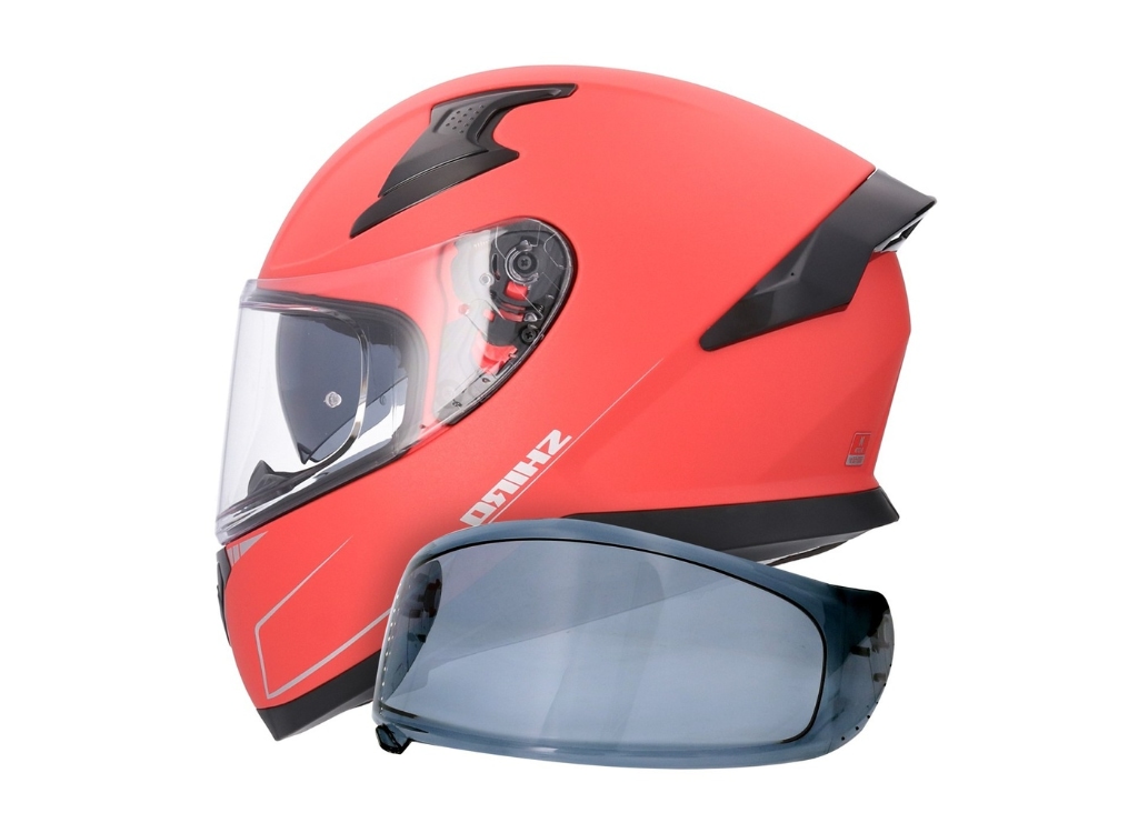 Casco Shiro Katana Rojo Mate