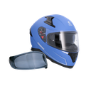 Casco Shiro Katana Solid Azul Mate