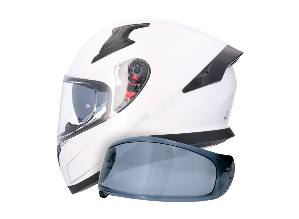 Casco Shiro Katana Solid Blanco Perla