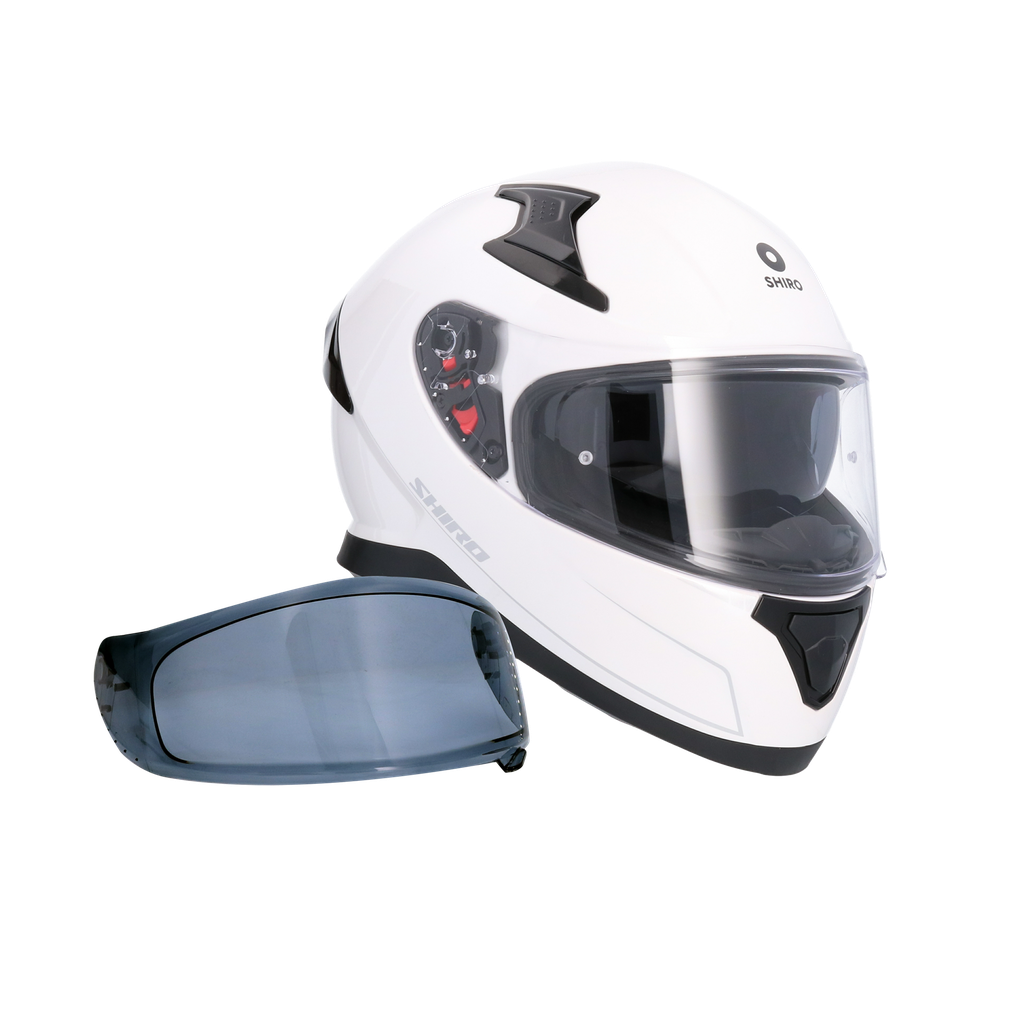 Casco Shiro Katana Solid Blanco