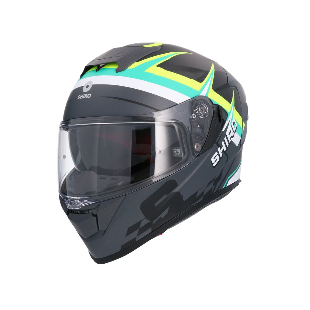 Casco Shiro Raptor Pegasus Negro Mate