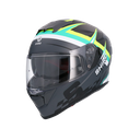 Casco Shiro Raptor Pegasus Negro Mate