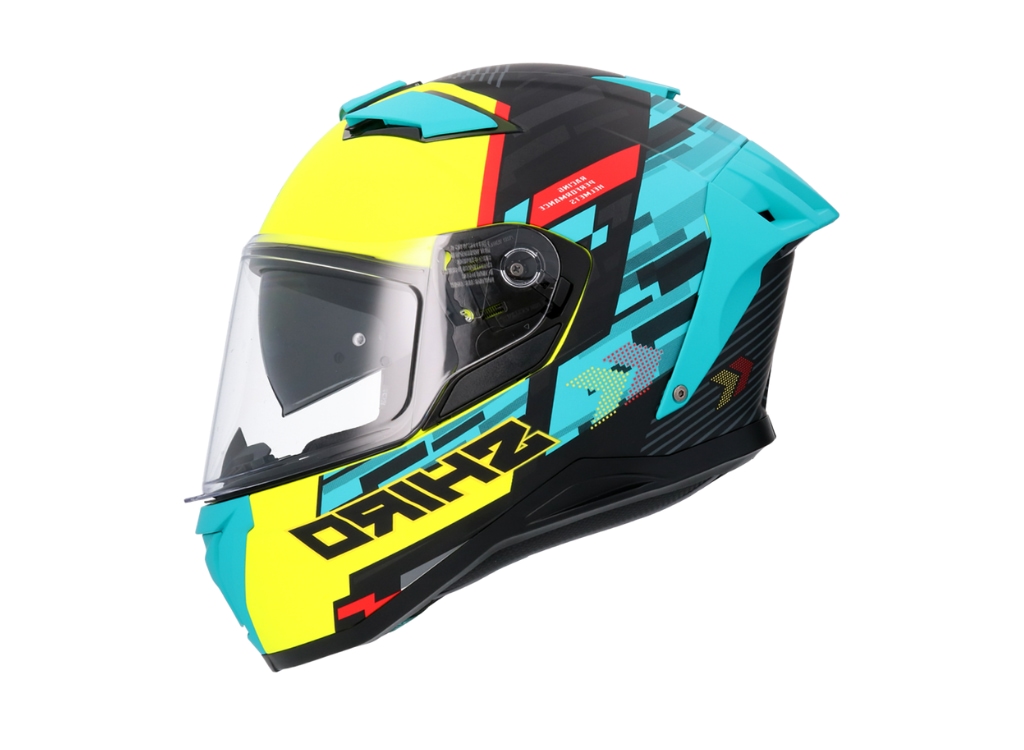 Casco Shiro Alpha Racer One Azul Mate