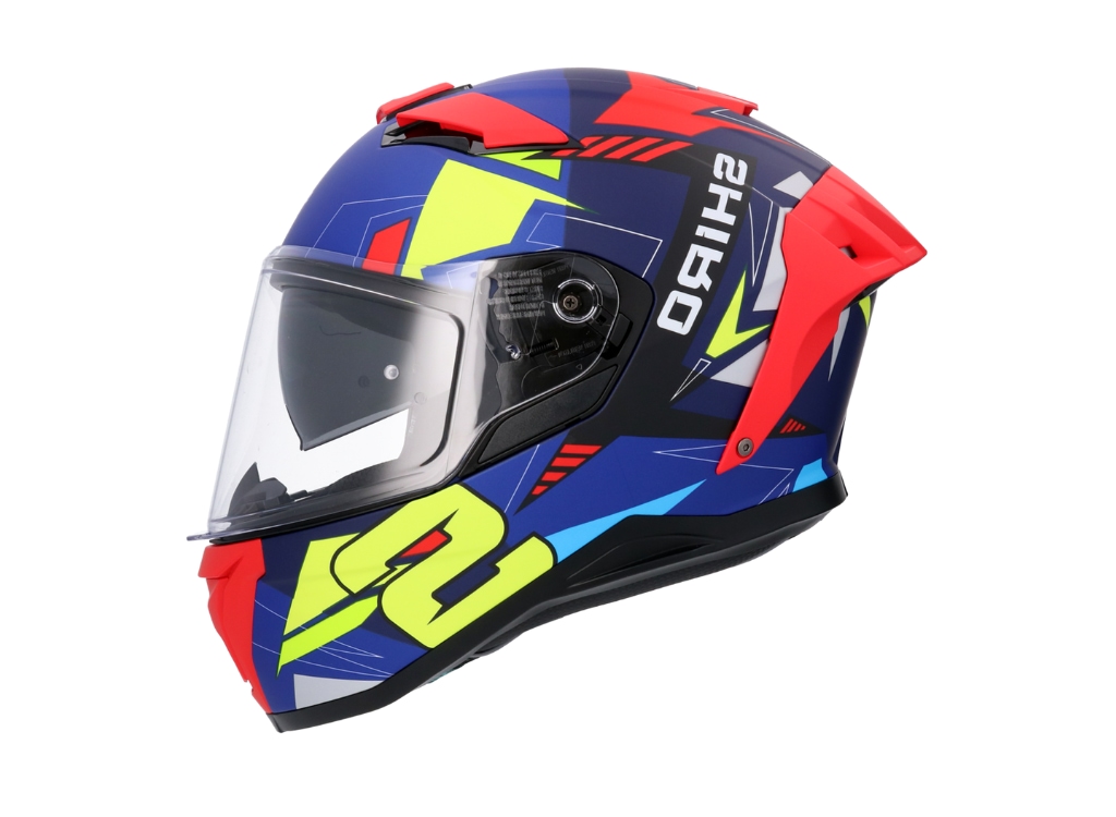 Casco Shiro Alpha Upgrade Azul Oscuro Mate