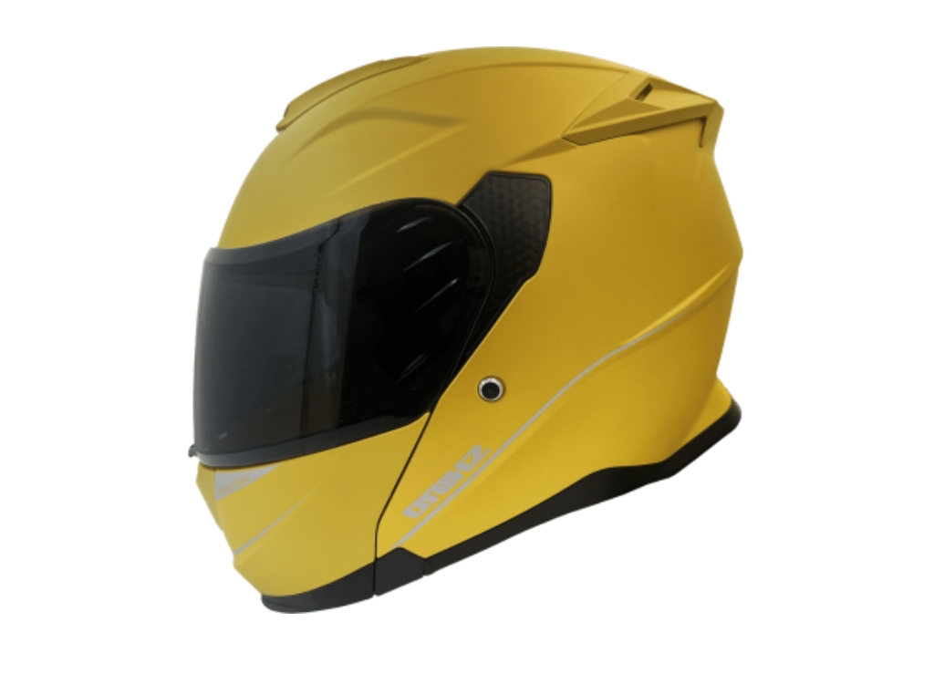 Casco Shiro Discover Amarillo Fluor Mate