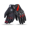 Guante Seventy SD-N14 negro rojo