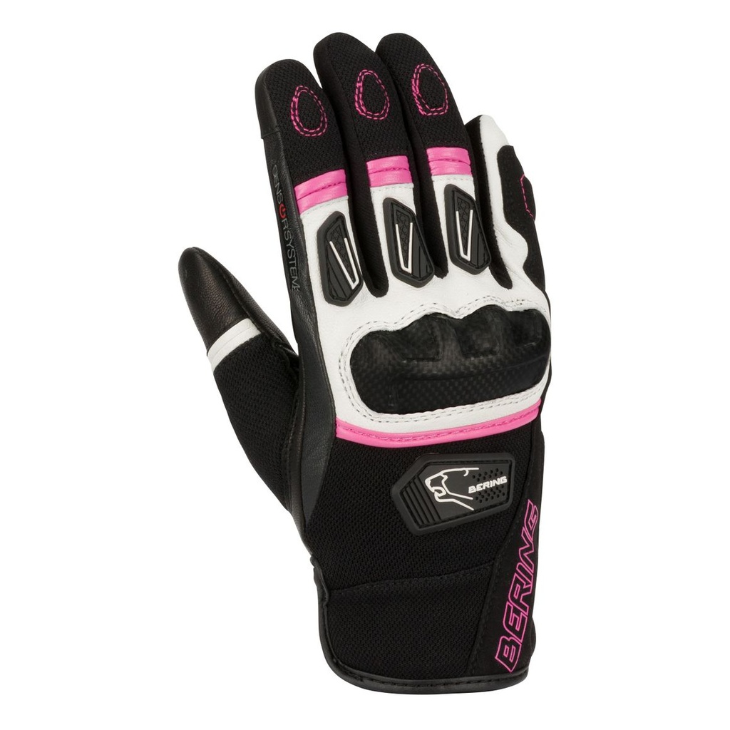 Guante BERING URSULA LADY negro fuchsia