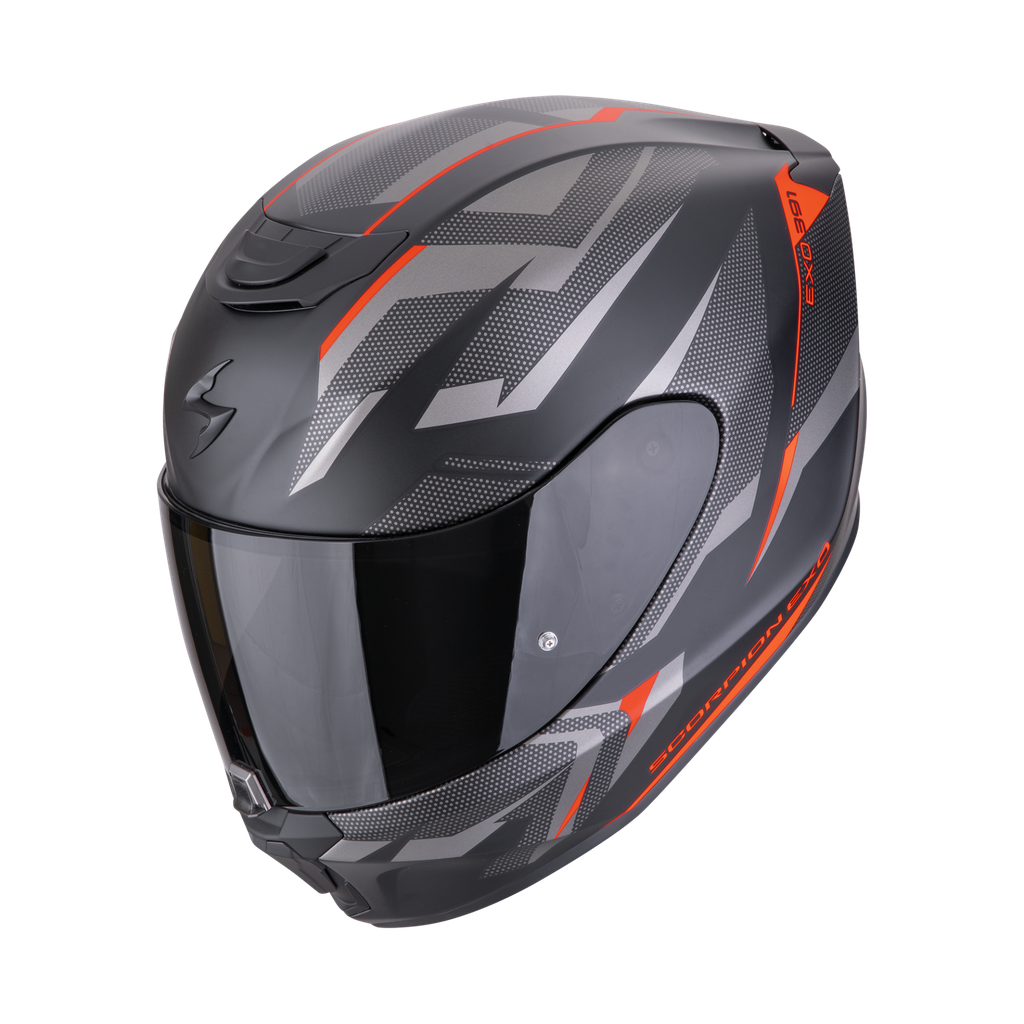 Casco Scorpion Exo-391 Aaxo Negro Mate-Rojo