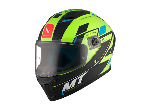 Casco MT Stinger 2 Zivze C3 Fluor Mate