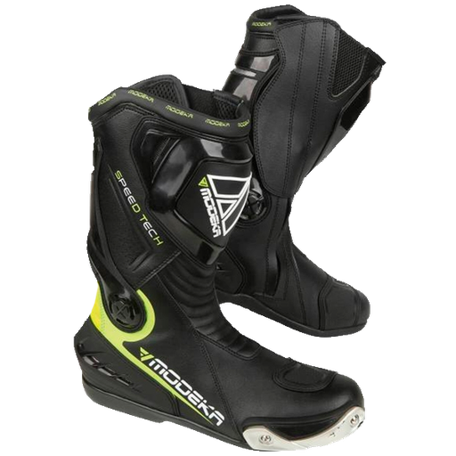 Bota MODEKA SPEED TECH negro amarillo (Talla 40)