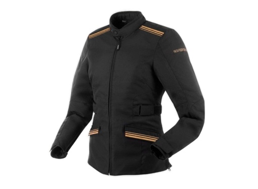 Chaqueta Bering Lady Shine negro oro