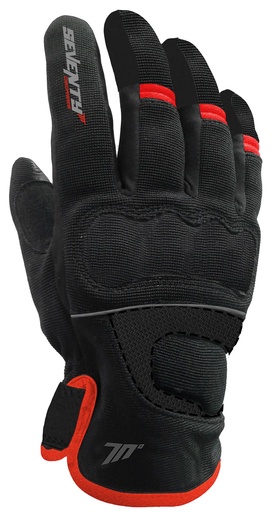 Guante Seventy SD-C43 negro rojo