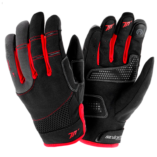 Guante Seventy SD-C48 negro rojo