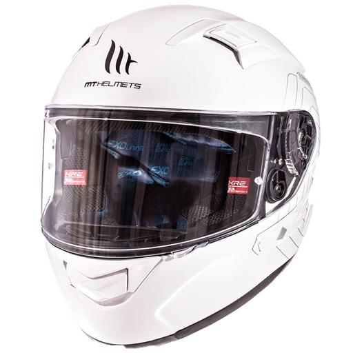 Casco MT KRE SV Solid A0 Blanco