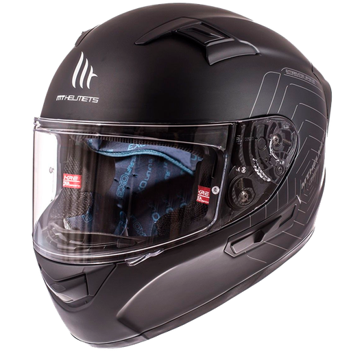 Casco MT KRE SV Solid A1 Negro Mate