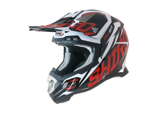 Casco Shiro Mx-917 Thunder Rojo