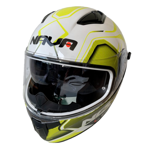 Casco Nava Targo amarillo/blanco