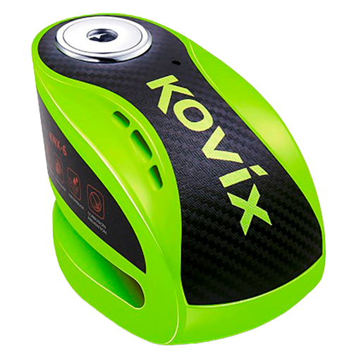 [7001013 S] Antirrobo Disco Alarma Kovix verde fluor 10 MM