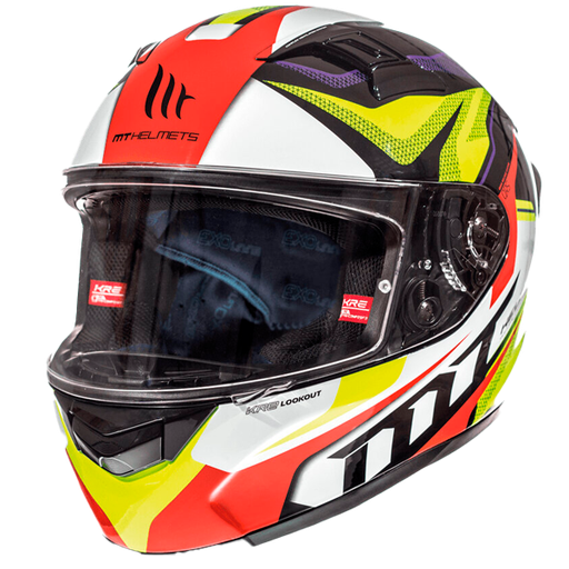 Casco MT KRE LOOKOUT G4 amarillo fluor