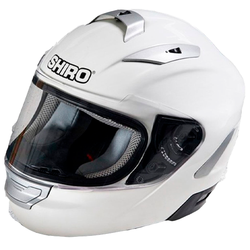 Casco Shiro Sh-7000 Solid Blanco (Tara)