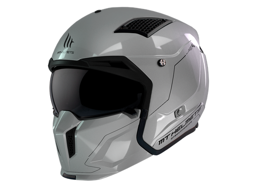 Casco MT STREETFIGHTER  SV S SOLID A22 gris