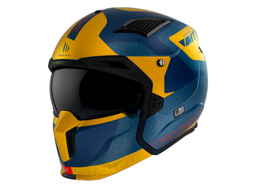 Casco MT Streetfighter  SV S TOTEM C3 Amarillo Mate