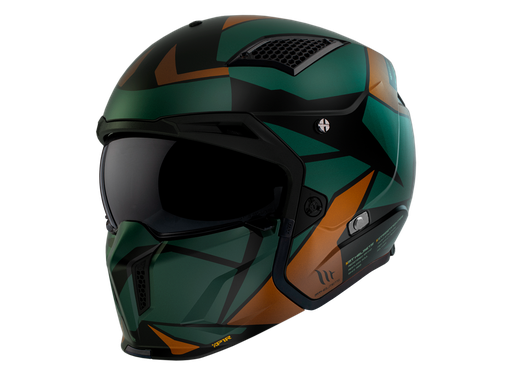 Casco MT Streetfighter  SV S P1R A9 Marrón