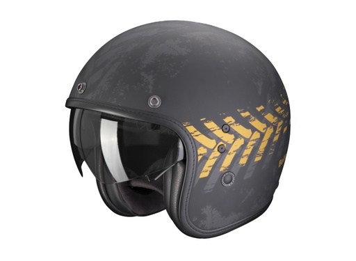 Casco Scorpion Belfast Evo Nevada Gry Negro