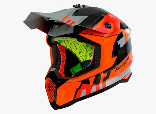 Casco MT Falcon Arya A4 naranja