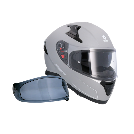 [001831-0043] Casco Shiro Katana Solid Titanium Mate