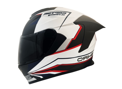 Casco Shiro Raptor Ultimate Negro Mate Blanco