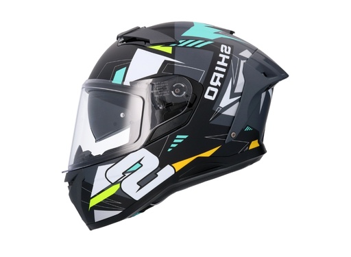 [001865-0043] Casco Shiro Alpha Upgrade Gris Mate