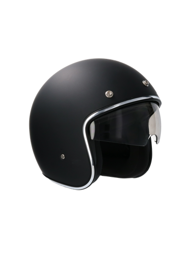 Casco Shiro Saga Negro Mate