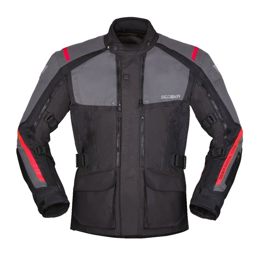 Chaqueta Modeka Varus Negro Gris Oscuro